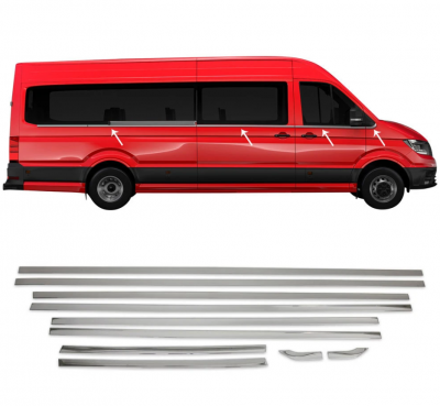 Stainless steel trim kit for MAN TGE from 2017-