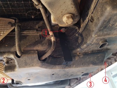 Skid plate for MAN TGE from 2017-
