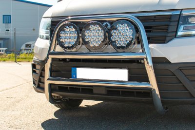 Stainless steel bull bar for MAN TGE 2017-
