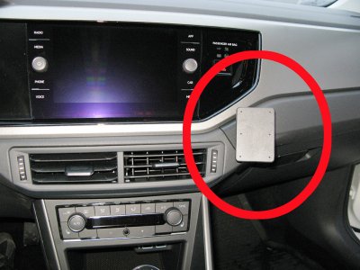 Mobile phone holder Volkswagen Polo 2018-2020