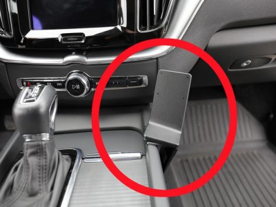 Mobile phone holder Volvo V60 from 2018- onwards