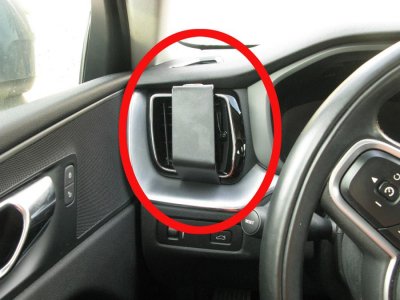 Mobile phone holder Volvo S60 from 2018- onwards