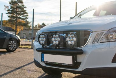 Extra light bracket black powder coated for Volvo XC60 2008-