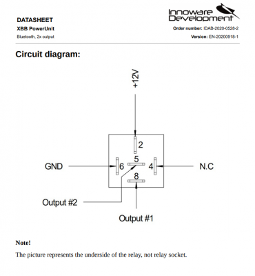 XBB Dongle OBD II - Extra light relay with connection via the car's OBD socket