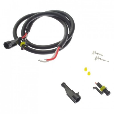 Extension cable 100cm with loose AMP connectors