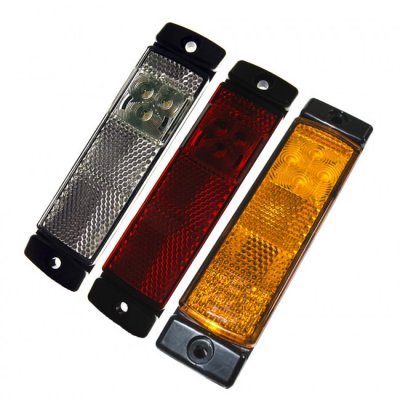 Position light with 3xLED and built-in reflector | 12V/24V