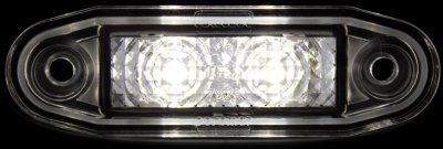 Boreman LED side marker light for recessed installation | 10-30V
