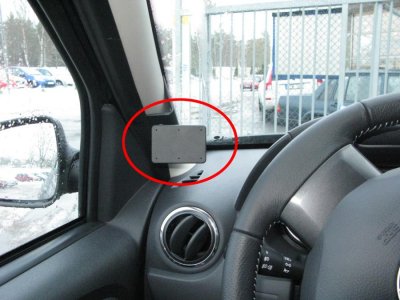 Mobile phone holder Dacia Duster from 2010-2017