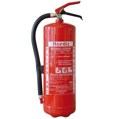 Fire extinguisher - Nordic 6 kg (EN-3 43A 233 B C)