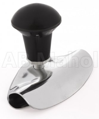 Steering wheel knob made of plastic/metal