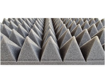 Pyramid sound absorber 49x49 cm – Acoustic foam panel