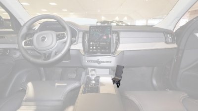 Installation of mobile phone holder for Volvo XC90 from 2025- | For mounting on the center console
