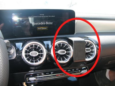 Mobile phone holder Mercedes A class from 2018-