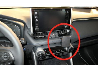 Mobile phone holder Toyota RAV4 from 2019-