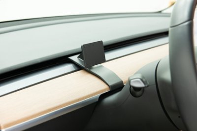 Mobile Holder Tesla Model Y from 2020- | Mounting in front of the steering wheel