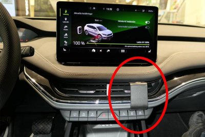 Mobile phone holder Skoda Enyaq from 2021-