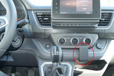 Mobile phone holder for Renault Trafic from 2015-
