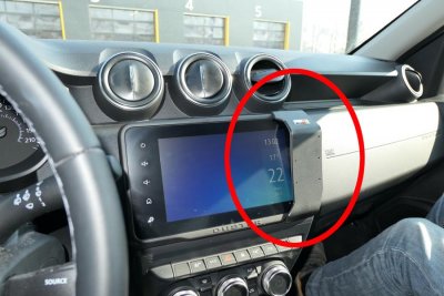 Mobile phone holder Dacia Duster from 2022-2024