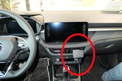 Mobile phone holder Skoda Fabia from 2022-