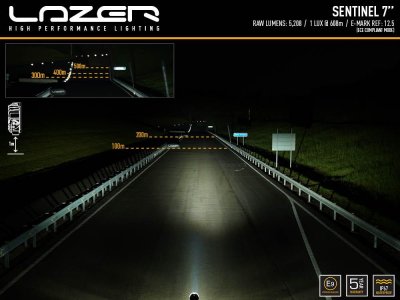 Lazer Sentinel 7 extra light in black version
