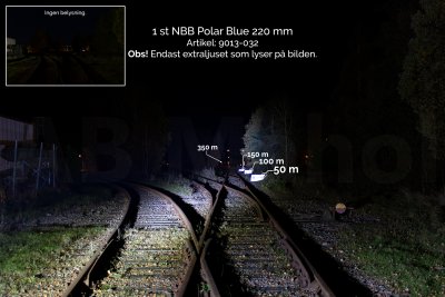 Light bar for 1 NBB Polar Blue 220.