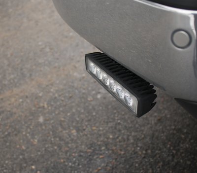 LED reversing light mounted on VW Amarok V6