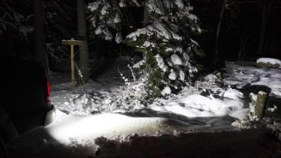 LED reversing light mounted on VW Amarok V6 2017-