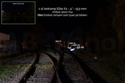 Single row LED light bar Elite X1