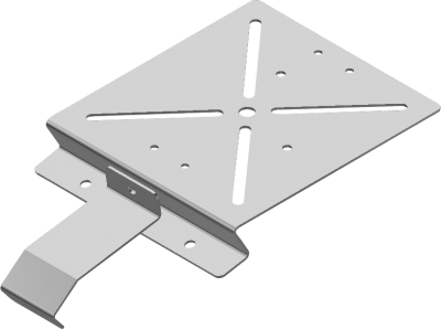 Universal roof rack for cars without roof rails