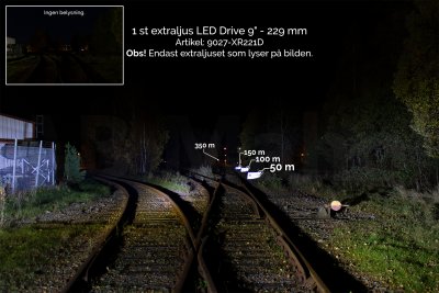 9027-XR221D - LED 9 inch Wide