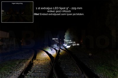 9027-XR221S - LED 9 inch Pencil