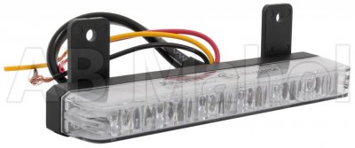 Flashing light Orange 6xLED ECE R10 - 12-24 V