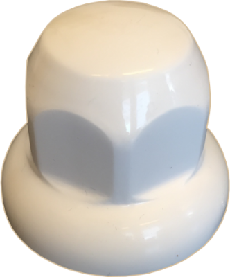 Nut cover in chrome/black/white/red/blue plastic 32/33 mm