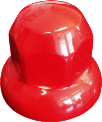 Nut cover in chrome/black/white/red/blue plastic 32/33 mm