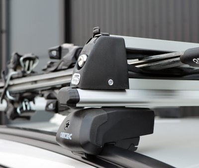 Roof rack ski holder - for 3 pairs of skis/snowboard