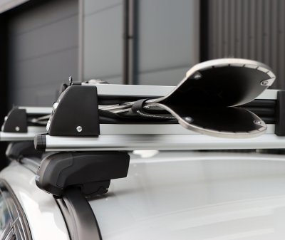 Roof rack ski holder - for 3 pairs of skis/snowboard