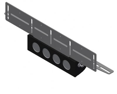 Extra light holder for recessed LED spotlight