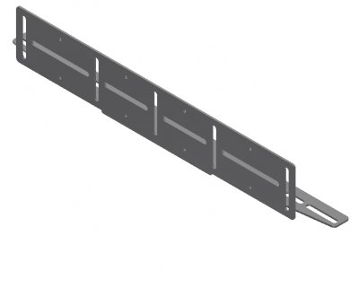Extra light holder for recessed LED ramp