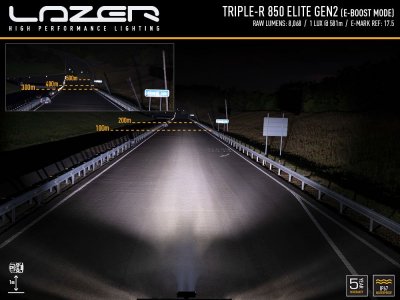 Lazer LED Ramp Triple-R 850 Gen. 2 - 322 mm - 6930/8068 lumens