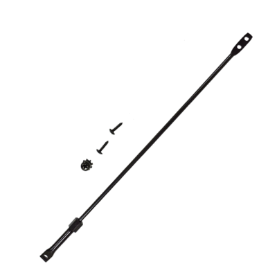 Extra light bar 2-pack (matt black steel, round)