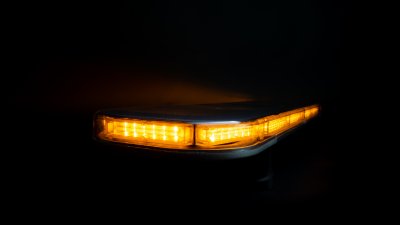 LEDSON OptoGuard LK2 - Flashing Light Ramp | 834-2022 mm | ECE R65/R10 | Installation with 4-wire cable