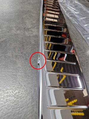 Stainless steel Rear Bumper Guard for Mercedes-Benz Vito/V-Class from 2014- | Secondary sorting