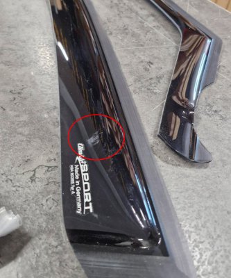 Wind deflector for Volkswagen Amarok from 2011-2020 - Used parts sorting