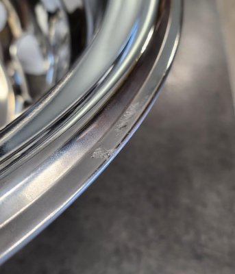 Stainless steel rear rim | Second-hand sorting