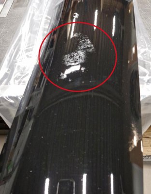 Black ABS plastic sunshade | Second-hand sorting