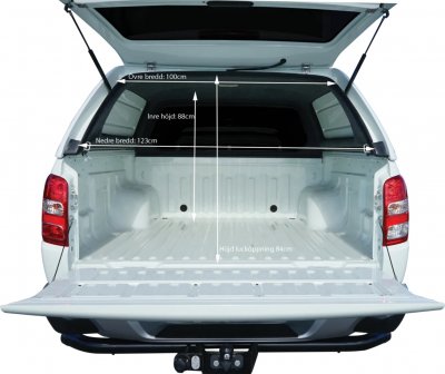 Truck Cap Alpha CMX for Fiat Fullback from 2016-2019