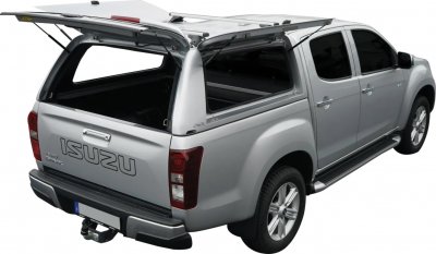 Hardtop canopy Alpha CMX Isuzu D-Max fits model years 2012-2020