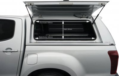 Hardtop canopy Isuzu D-Max from 2012-2020 | Alpha CMX