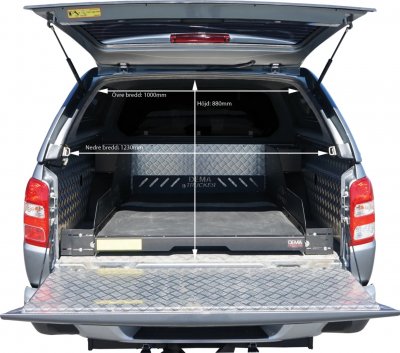 Truck Cap Alpha CMX for Mitsubishi L200 from 2016-2019