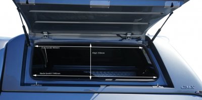 Hardtop canopy Alpha CMX Nissan Navara Double Cab 2016-2021